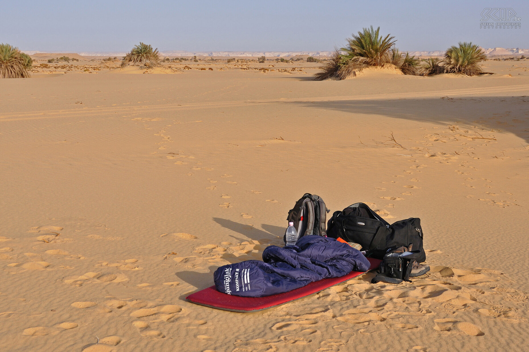 Campsite My sleeping place an hour after sunrise when it is warming up again. Stefan Cruysberghs